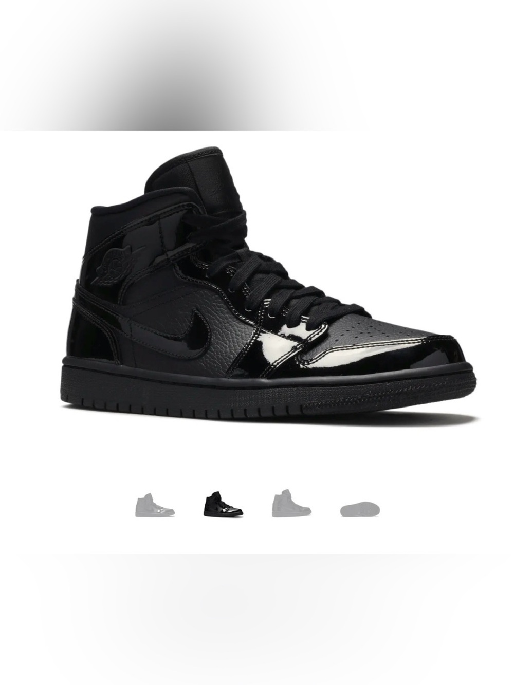 Jordan Triple Black Mid Sneaker – All-Black Finish